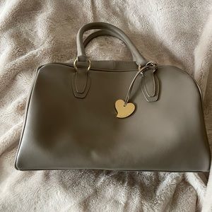 Coure and Perle Leather  Satchel